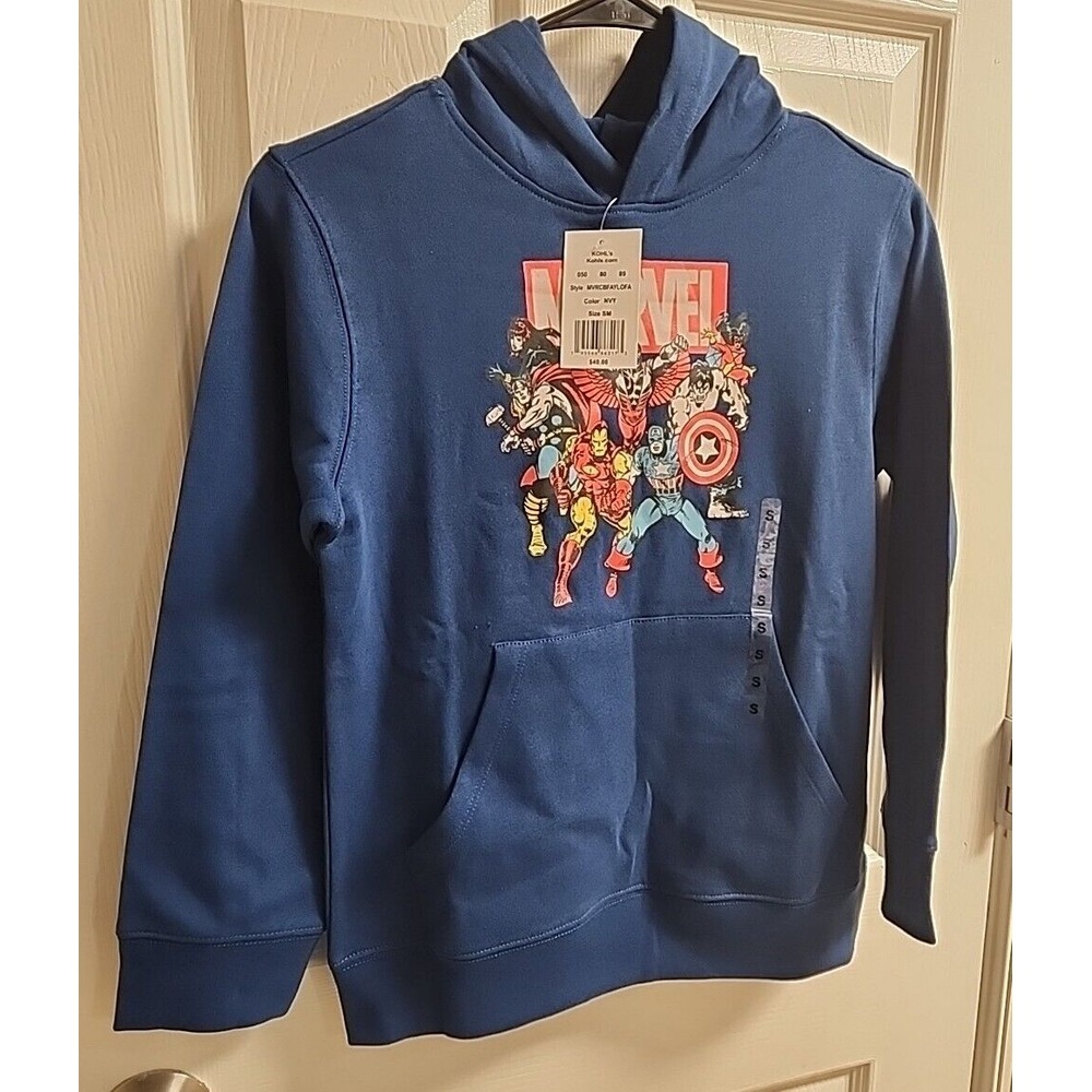 Marvel Superheroes PULLOVER HOODIE YOUTH Medium APPAREL NEW WITH TAGS - Picture 2 of 9